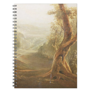 Caderno Espiral Satã que contempla Adam e véspera no paraíso, de