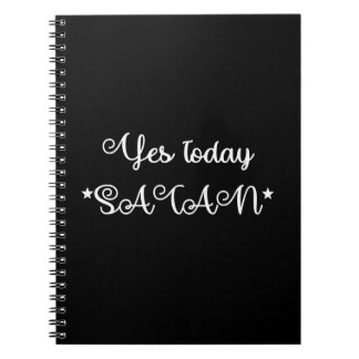 Caderno Espiral Satã Sim Hoje