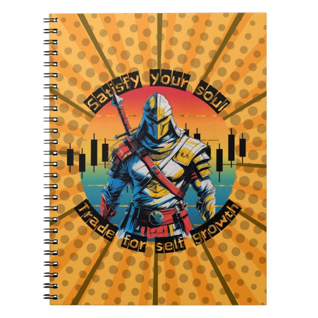 Caderno Espiral Satisfy | Trade motivation | Fantasy Design Comic (Frente)