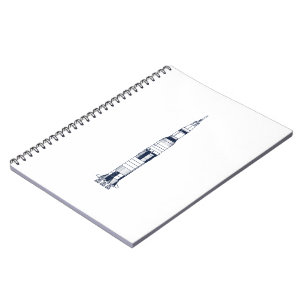 Caderno Espiral Saturn Rocket