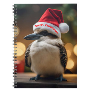 Caderno Espiral "Saúde de Natal de Kookaburras"