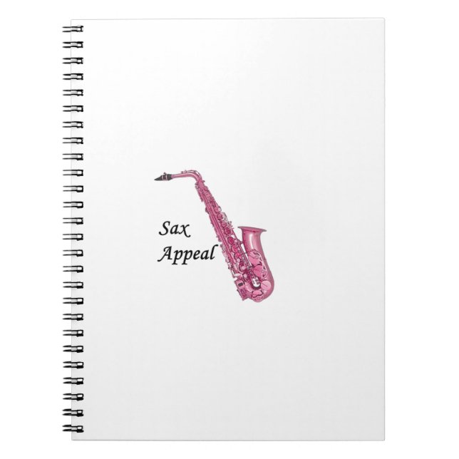 Caderno Espiral Sax Rosa (Frente)