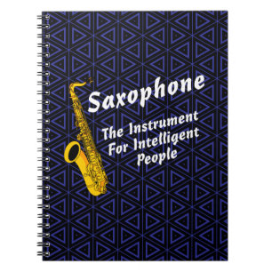 Caderno Espiral Saxofone inteligente