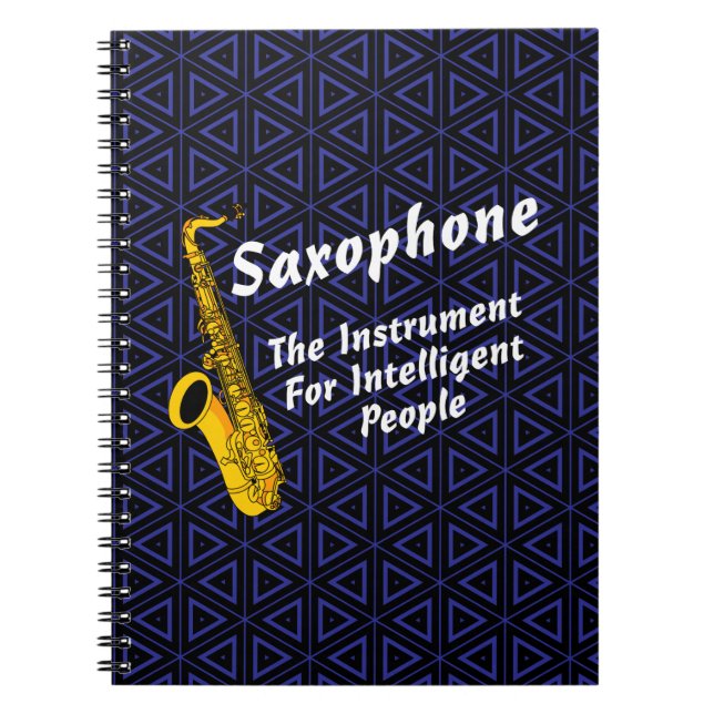 Caderno Espiral Saxofone inteligente (Frente)