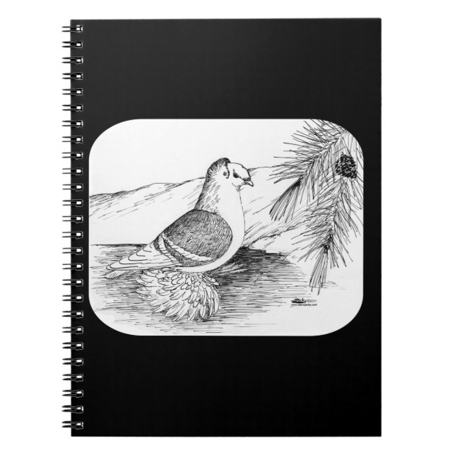 Caderno Espiral Saxon Shield Pigeon 1973 (Frente)