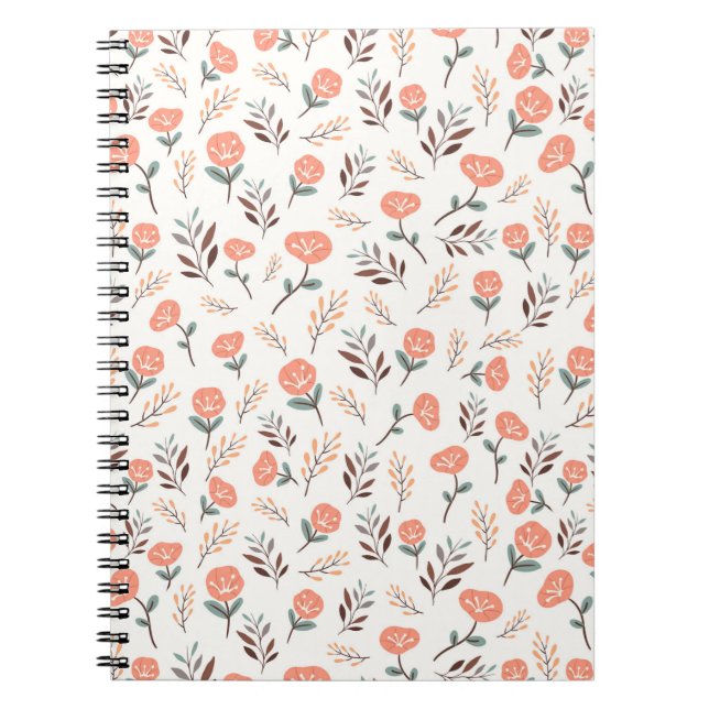 Caderno Espiral Scandinavian Red Poppies Notebook (Frente)