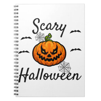 Caderno Espiral Scary Halloween        