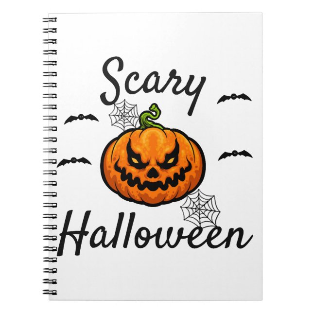 Caderno Espiral Scary Halloween         (Frente)