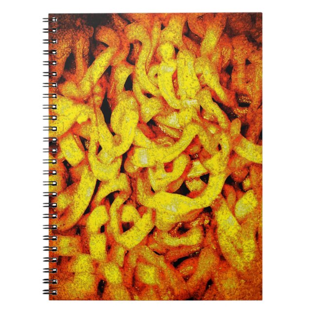 Caderno Espiral Scary Orange Ramen (Frente)