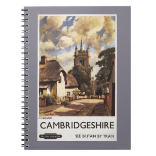 Caderno Espiral Scense Country View British Railways Poster