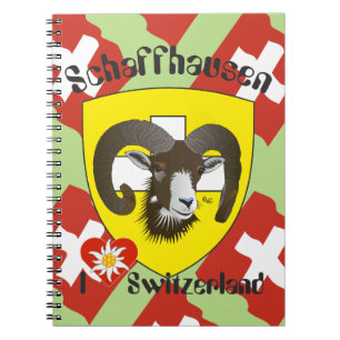 Caderno Espiral Schaffhausen - Schweiz - Suisse - Notizhefte