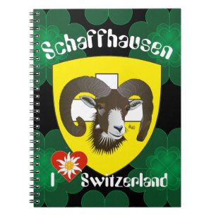 Caderno Espiral Schaffhausen - Schweiz - Suisse - Notizhefte