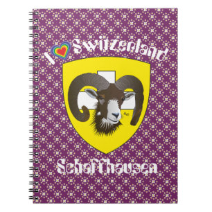 Caderno Espiral Schaffhausen - Schweiz - Suisse - Notizhefte
