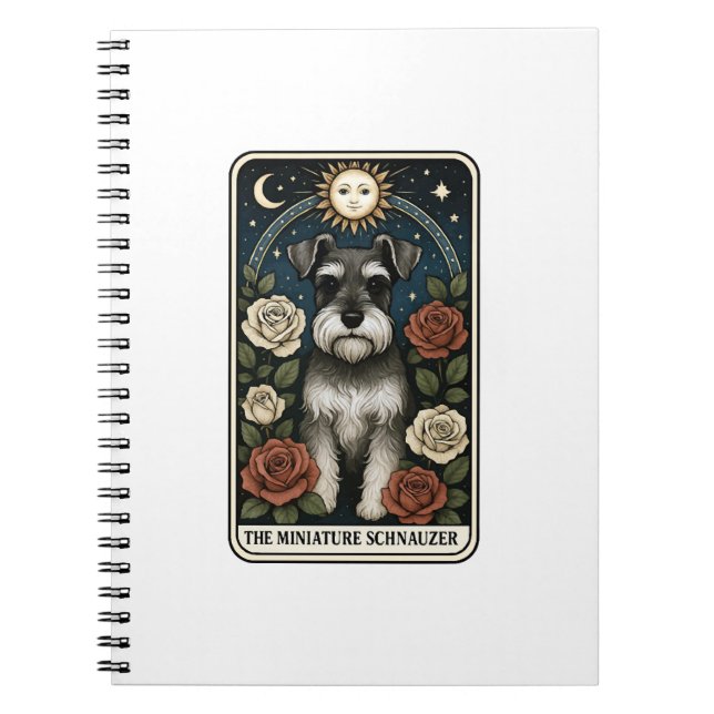 Caderno Espiral Schnauzer miniatura (Frente)