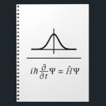 Caderno Espiral Schrödinger Equation<br><div class="desc">In quantum mechanics,  the Schrödinger Equation describes how the quantum state of some physical system changes with time. It was published in 1926,  by the Austrian physicist Erwin Schrödinger.</div>