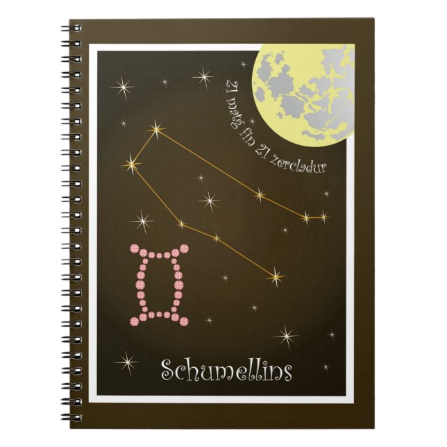 Caderno Espiral Schumellins 21 matg fin 21 zercladur Notizheft (Frente)