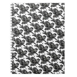 Caderno Espiral Schwarze Rosen