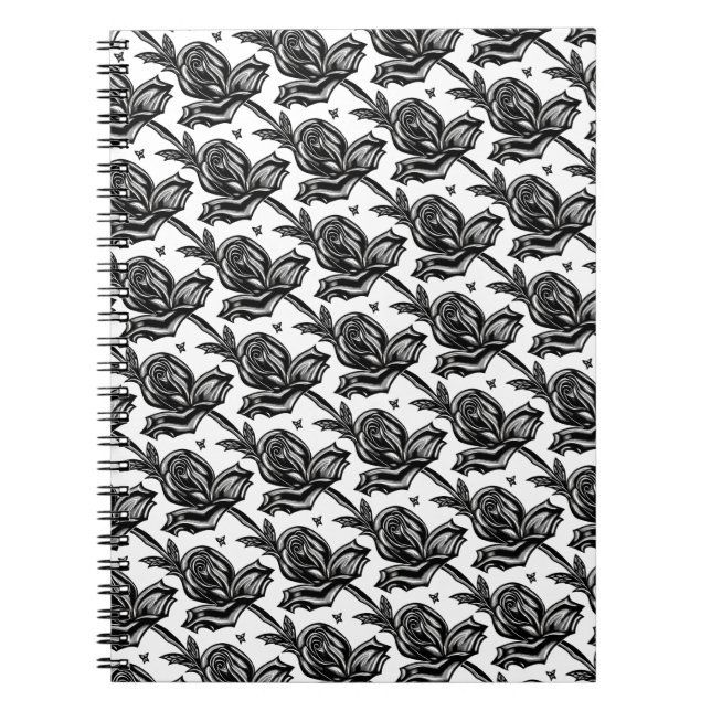 Caderno Espiral Schwarze Rosen (Frente)