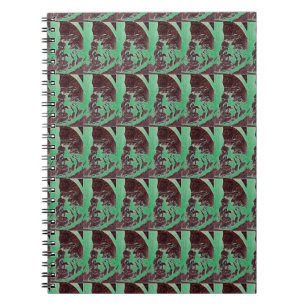 Caderno Espiral Sci-Fi "Paisagem lunar" o homem na lua