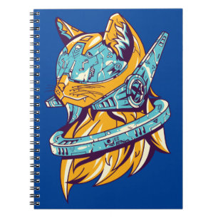 Caderno Espiral Sci-Fi-TechnoCat