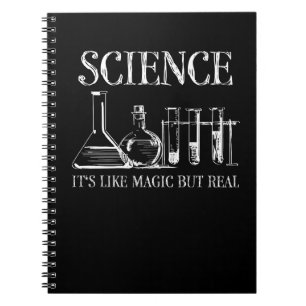Caderno Espiral Science Teacher Student It's Like Magic But Real