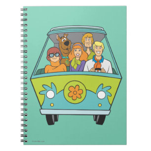 Caderno Espiral Scooby-Doo & a máquina do mistério do grupo