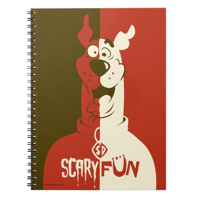 Caderno Espiral Scooby-Doo "Diversão Assustadora" (Frente)