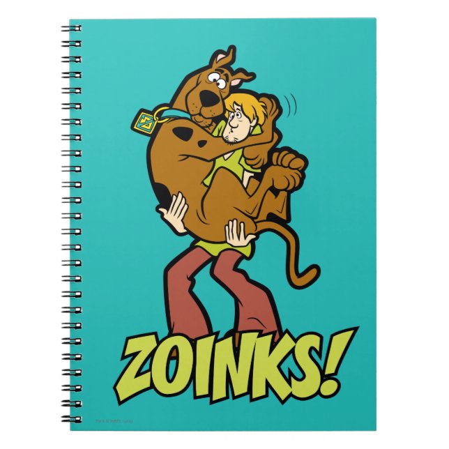 Caderno Espiral Scooby-Doo e Zoinks Shaggy! (Frente)