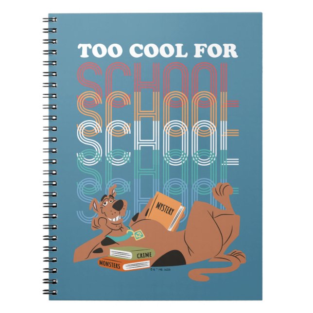 Caderno Espiral Scooby Doo Muito Legal Para A Escola (Frente)
