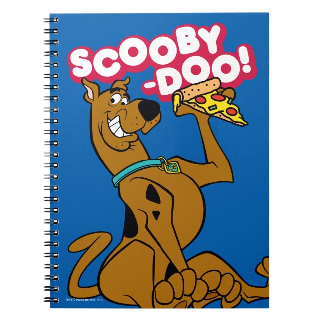 Caderno Espiral Scooby-Doo With Pizza Slice (Frente)