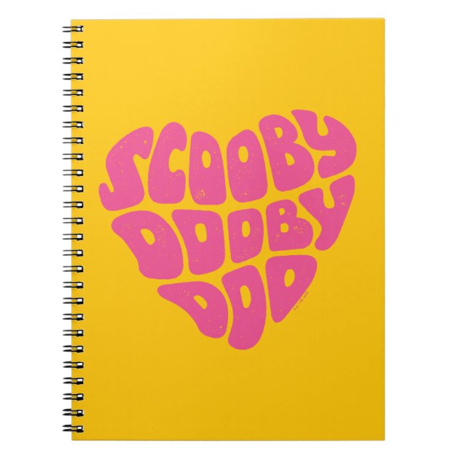 Caderno Espiral Scooby Dooby Doo Heart (Frente)