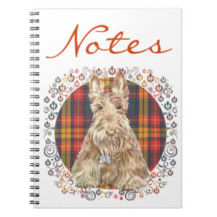 Caderno Espiral Scottie Buchanan Tartan