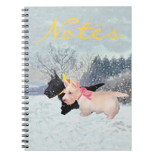 Caderno Espiral Scottie Pups (Frente)