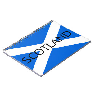 Caderno Espiral Scottish Flag