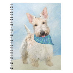 Caderno Espiral Scottish Terrier Wheaten Dog Painting
