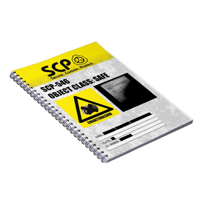 Caderno Espiral SCP - 546 "A Notebook" (Lado Direito)