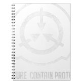 Caderno Espiral SCP - 546 A Notebook