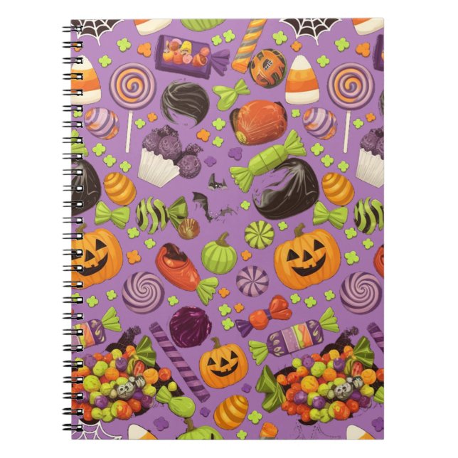 Caderno Espiral Scribbles Spooky (Frente)