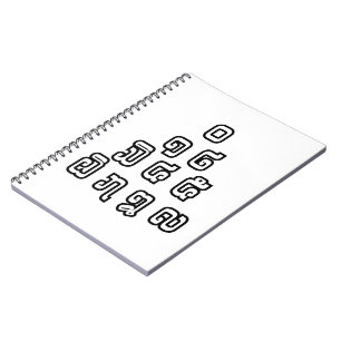Caderno Espiral Script de Idioma do Laos / Laos