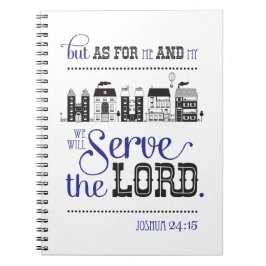 Caderno Espiral Scripture Inspired Journal Bible Joshua 24
