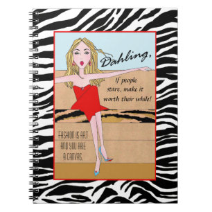 Caderno Espiral "Se as pessoas olharem, façam valer a pena!"