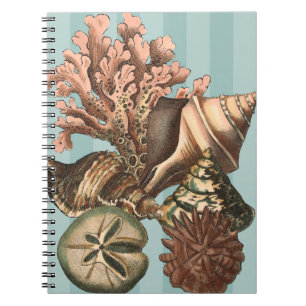 Caderno Espiral Sea Life Silhouette