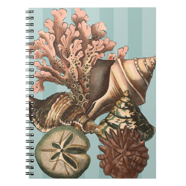 Caderno Espiral Sea Life Silhouette (Frente)