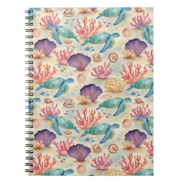 Caderno Espiral Sea Turtle (Frente)