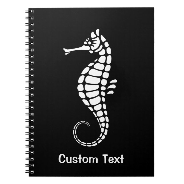 Caderno Espiral Seacavalo Branco (Frente)
