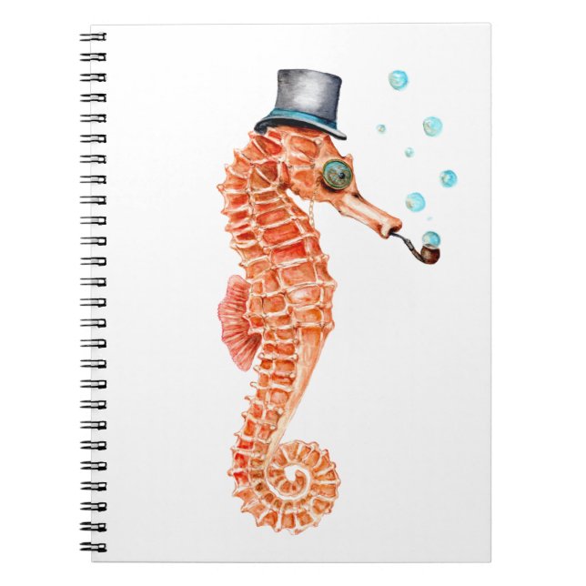 Caderno Espiral Seacavalo Steampunk (Frente)
