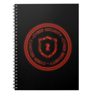 CADERNO ESPIRAL SEAL DO CRACHÁ DE SEGURANÇA DO CIBRO
