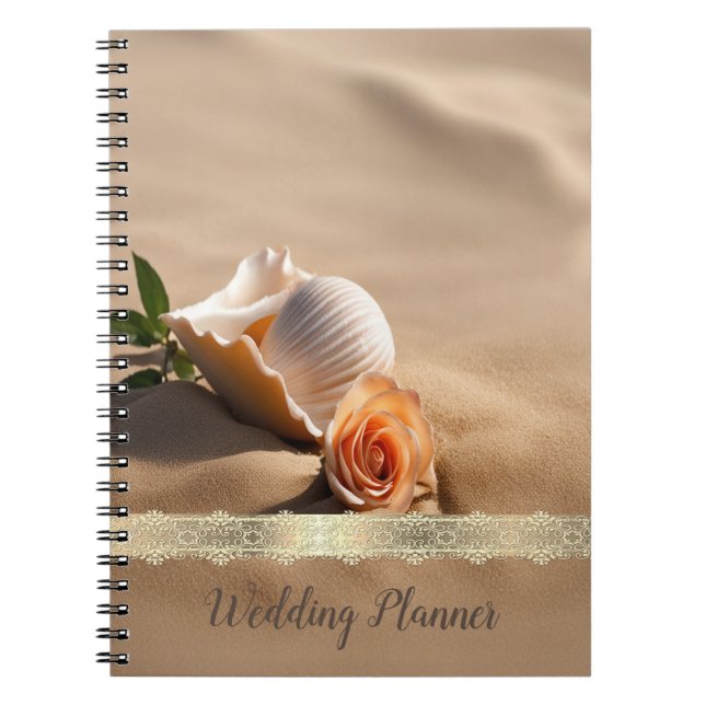 Caderno Espiral Seashell Rosa Sand (Frente)