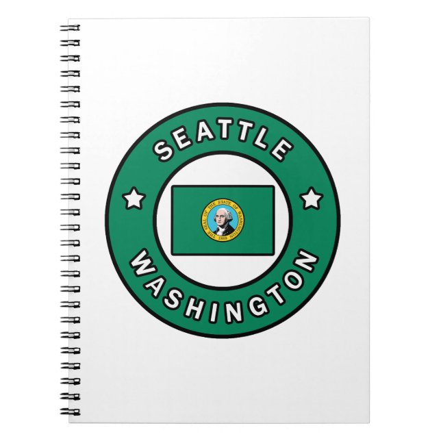 Caderno Espiral Seattle Washington (Frente)