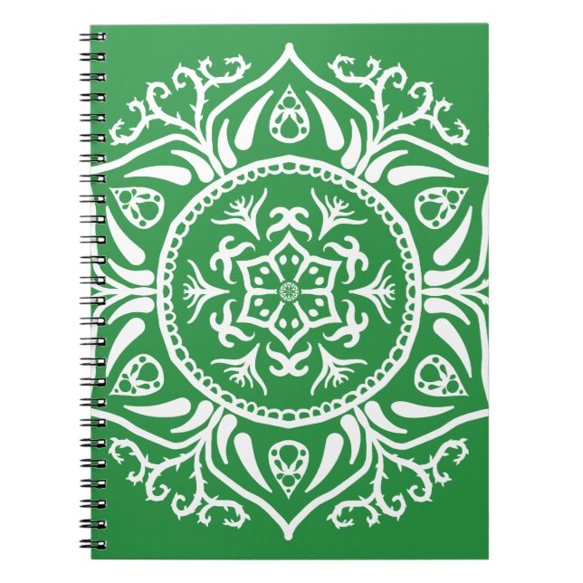 Caderno Espiral Seaweed Mandala (Frente)